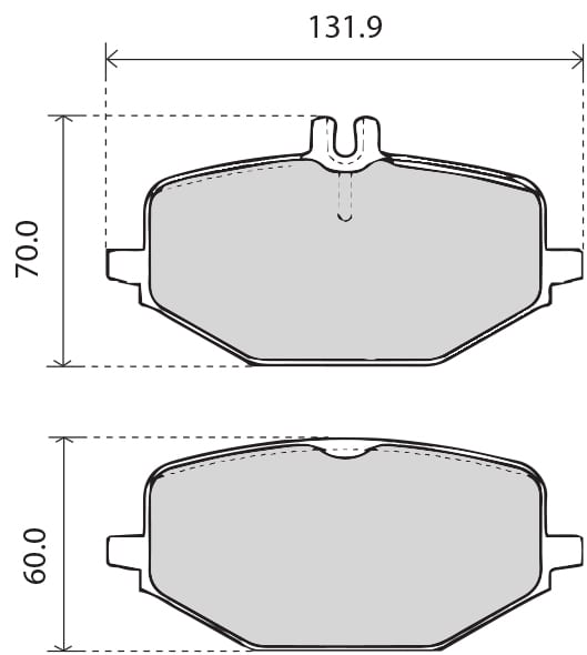 BREMBO BRAKE PADS (SET 4)