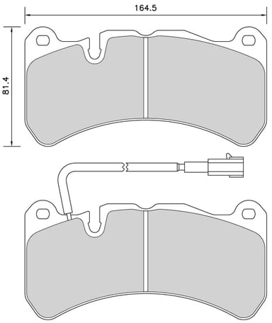 PREMIUM BRAKE PAD SET (4)