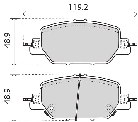 PREMIUM BRAKE PAD SET (4)