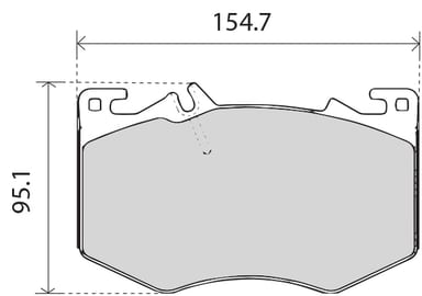 OE GERMAN PADS (SET OF 4)