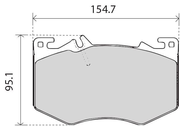 OE GERMAN PADS (SET OF 4)