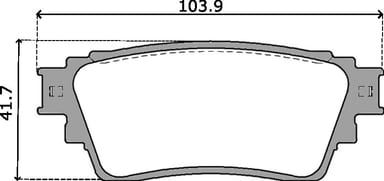 PREMIUM BRAKE PAD SET (4)