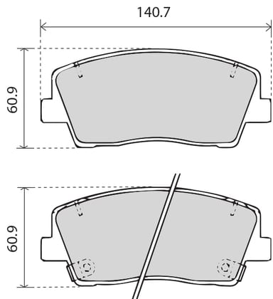 FERODO BRAKE PAD SET (4)