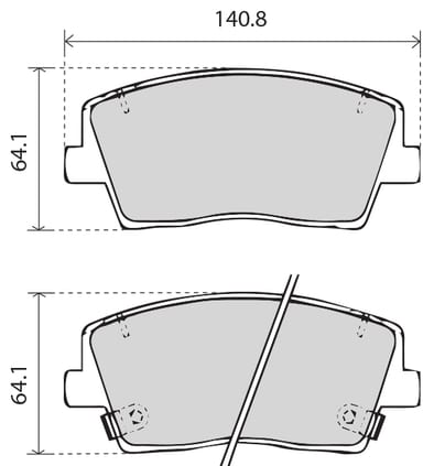 PREMIUM BRAKE PAD SET (4)