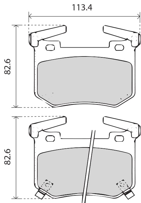 OE GERMAN PADS (SET OF 4)