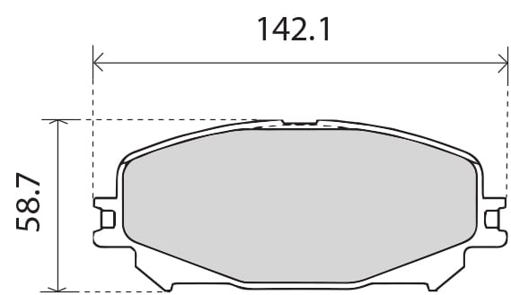 PREMIUM BRAKE PAD SET (4)