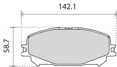 PREMIUM BRAKE PAD SET (4)
