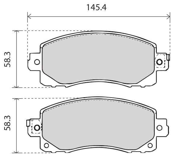 PREMIUM BRAKE PAD SET (4)