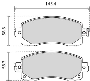 PREMIUM BRAKE PAD SET (4)