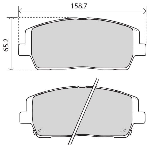 PREMIUM BRAKE PAD SET (4)
