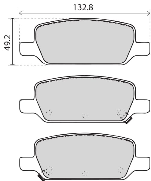 PREMIUM BRAKE PAD SET (4)