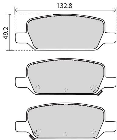 PREMIUM BRAKE PAD SET (4)