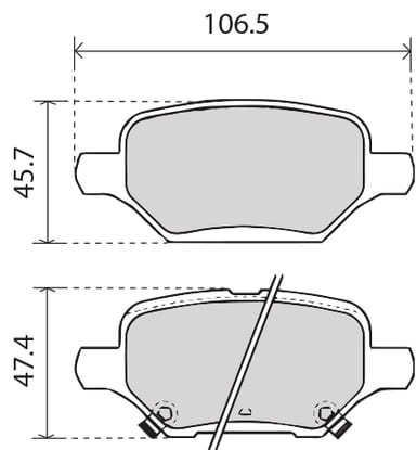 PREMIUM BRAKE PAD SET (4)