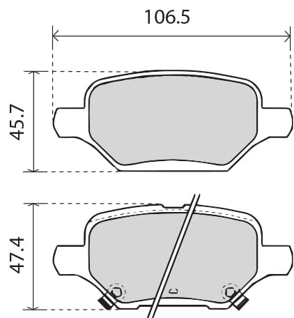 PREMIUM BRAKE PAD SET (4)