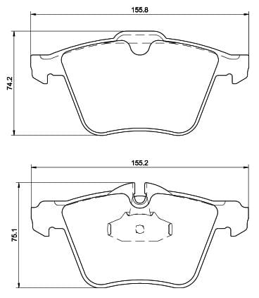PREMIUM BRAKE PAD SET (4)