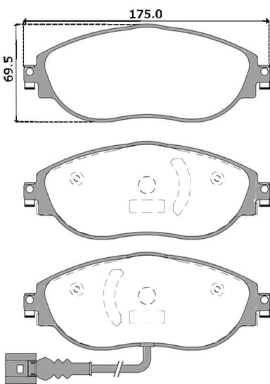 OE GERMAN PADS (SET OF 4)