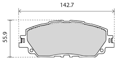 PREMIUM BRAKE PAD SET (4)