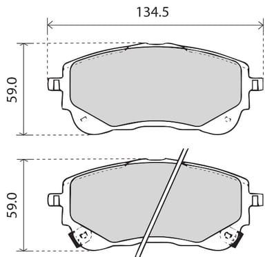 PREMIUM BRAKE PAD SET (4)