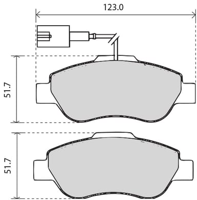 PREMIUM BRAKE PAD SET (4)