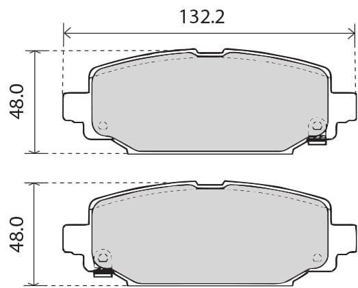 PREMIUM BRAKE PAD SET (4)