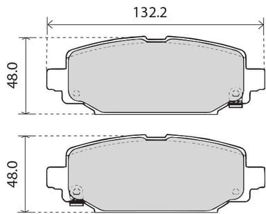 PREMIUM BRAKE PAD SET (4)