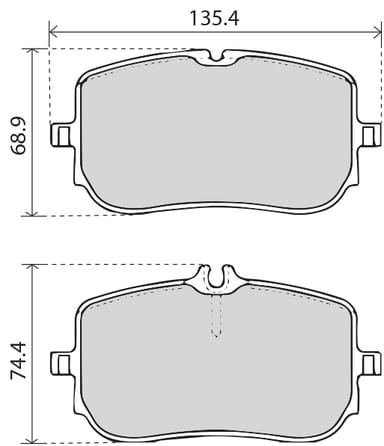 PREMIUM BRAKE PAD SET (4)