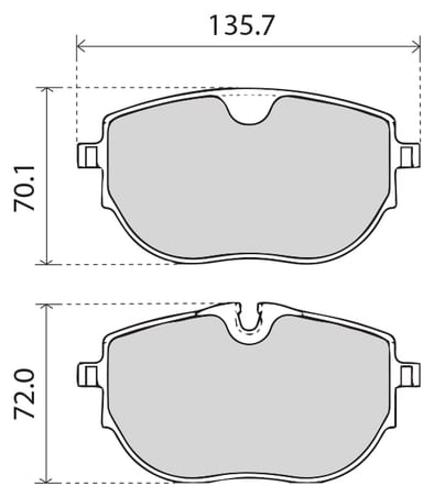 PREMIUM BRAKE PAD SET (4)