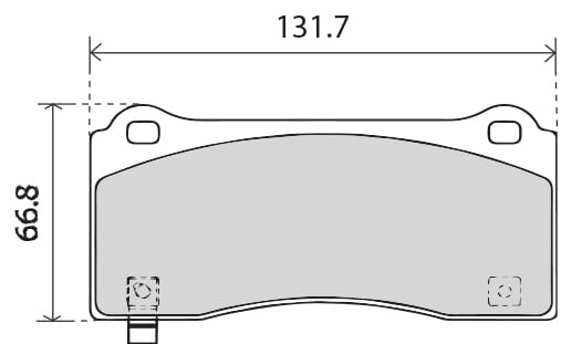 PREMIUM BRAKE PAD SET (4)