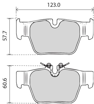 OE GERMAN PADS (SET OF 4)