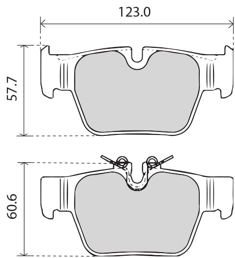 OE GERMAN PADS (SET OF 4)