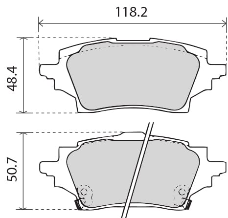 PREMIUM BRAKE PAD SET (4)