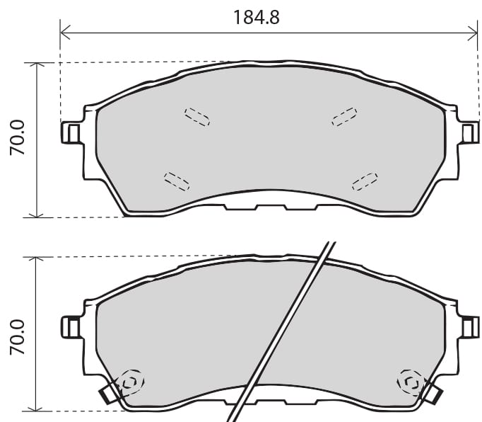 PREMIUM BRAKE PAD SET (4)
