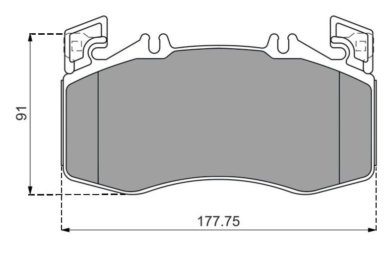 BREMBO BRAKE PADS (SET 4)