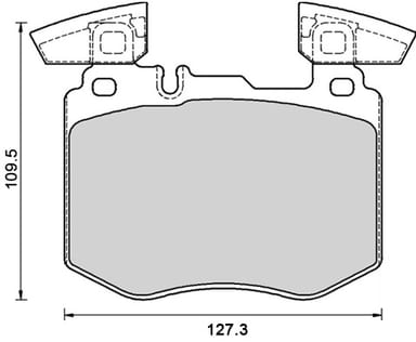 OE GERMAN PADS (SET OF 4)