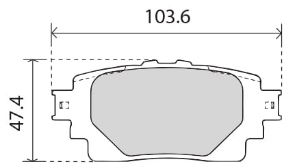 PREMIUM BRAKE PAD SET (4)