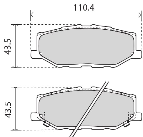PREMIUM BRAKE PAD SET (4)