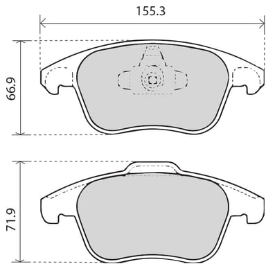 PREMIUM BRAKE PAD SET (4)