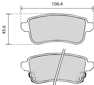 PREMIUM BRAKE PAD SET (4)