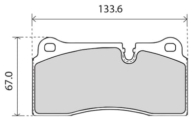 PREMIUM BRAKE PAD SET (4)
