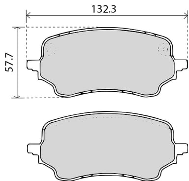 PREMIUM BRAKE PAD SET (4)