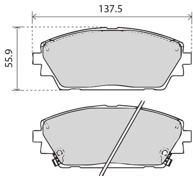 PREMIUM BRAKE PAD SET (4)