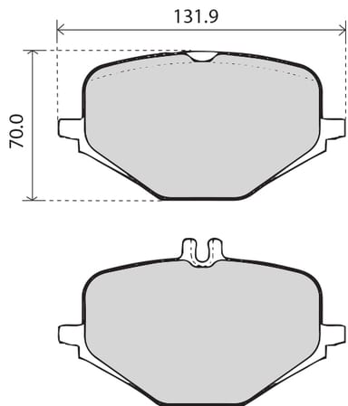 OE GERMAN PADS (SET OF 4)