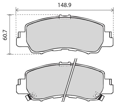 PREMIUM BRAKE PAD SET (4)