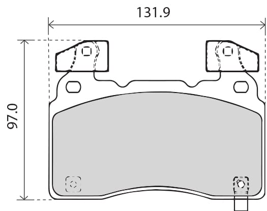 PREMIUM BRAKE PAD SET (4)