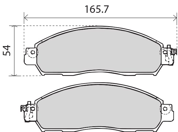 PREMIUM BRAKE PAD SET (4)