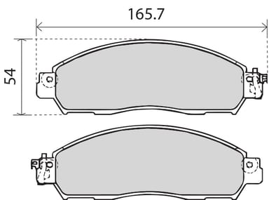 PREMIUM BRAKE PAD SET (4)