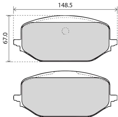 PREMIUM BRAKE PAD SET (4)