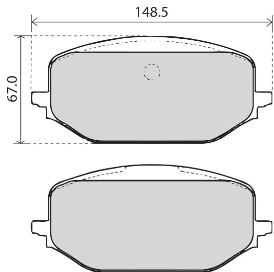 PREMIUM BRAKE PAD SET (4)