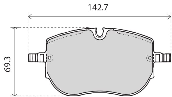 PREMIUM BRAKE PAD SET (4)