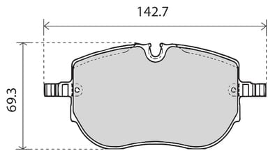 PREMIUM BRAKE PAD SET (4)